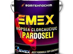 Vopsea Clorcauciuc Pardoseala ?Emex? - Alb - Bid. 5 Kg